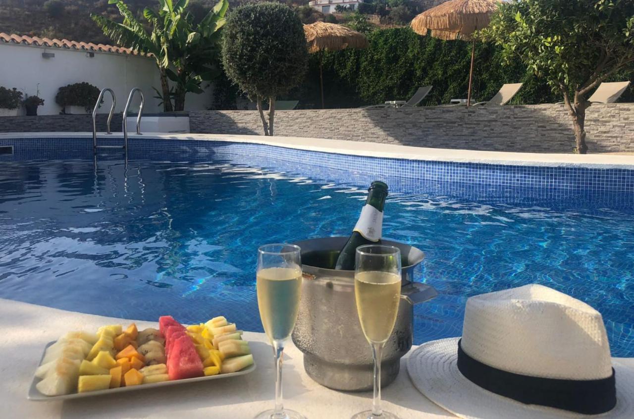 Villa Candela En Benajarafe Piscina Privada Eksteriør billede